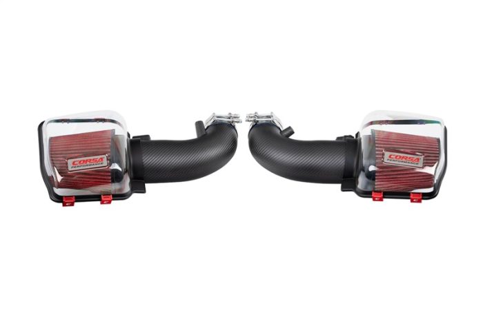 Corsa Performance Carbon Fiber Closed Box - Matte - Dry Filter (2024-2026 Mustang GT / Dark Horse)